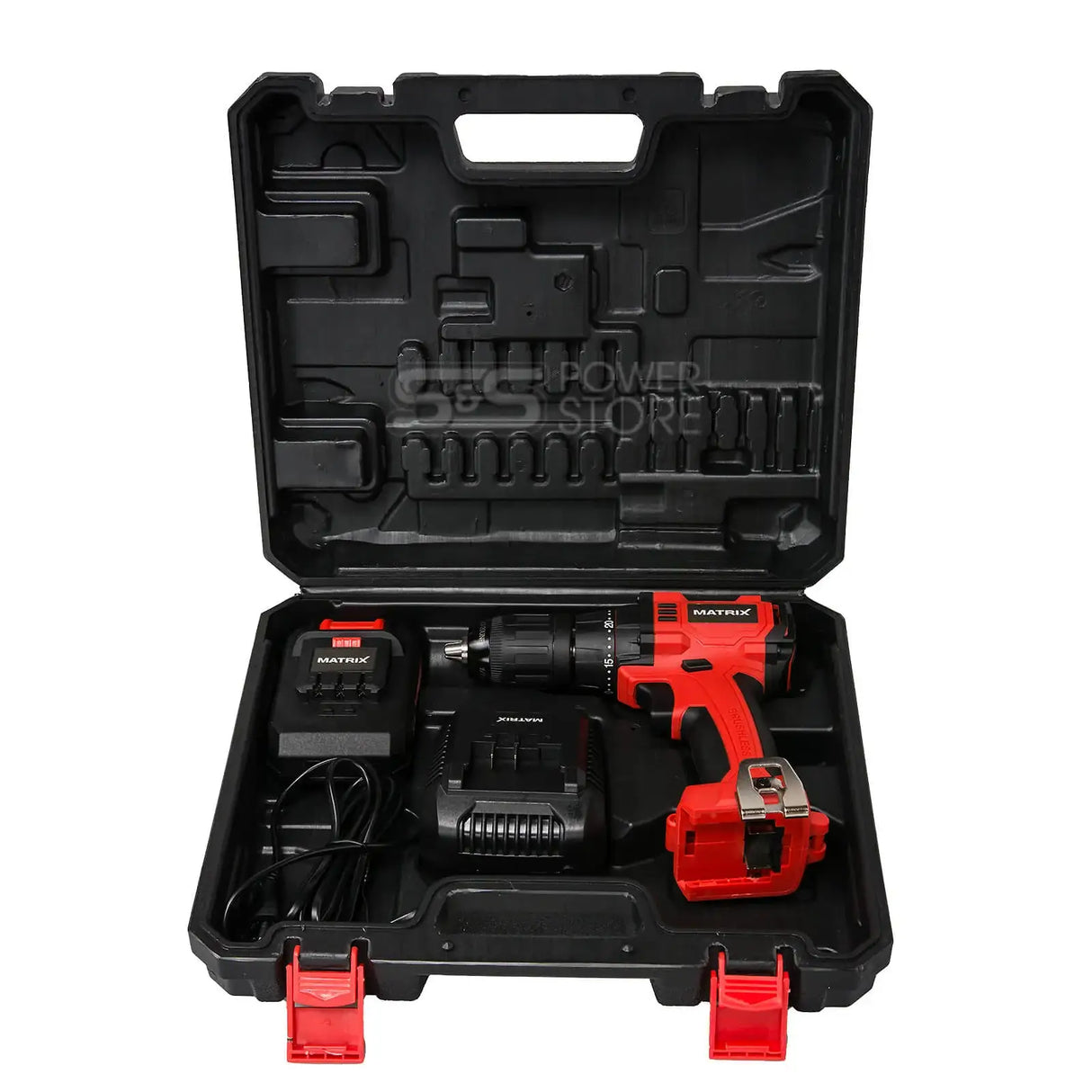 Matrix Akkuschrauber Bohrschrauber AKN-20 V BL 1,5 Ah Brushless 20 V Li-ion - powerstore-shop