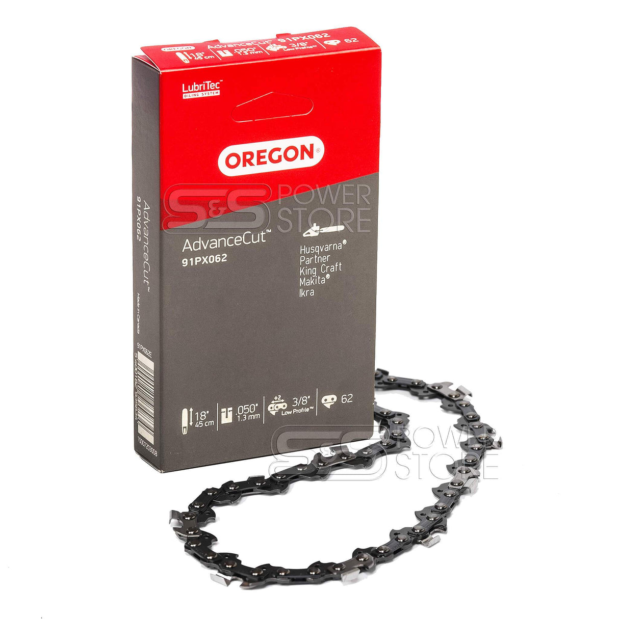 Oregon Sägekette 91PX062E AdvanceCut 3/8" 1,3 mm 62 TG 45 cm Halbmeißel - powerstore-shop