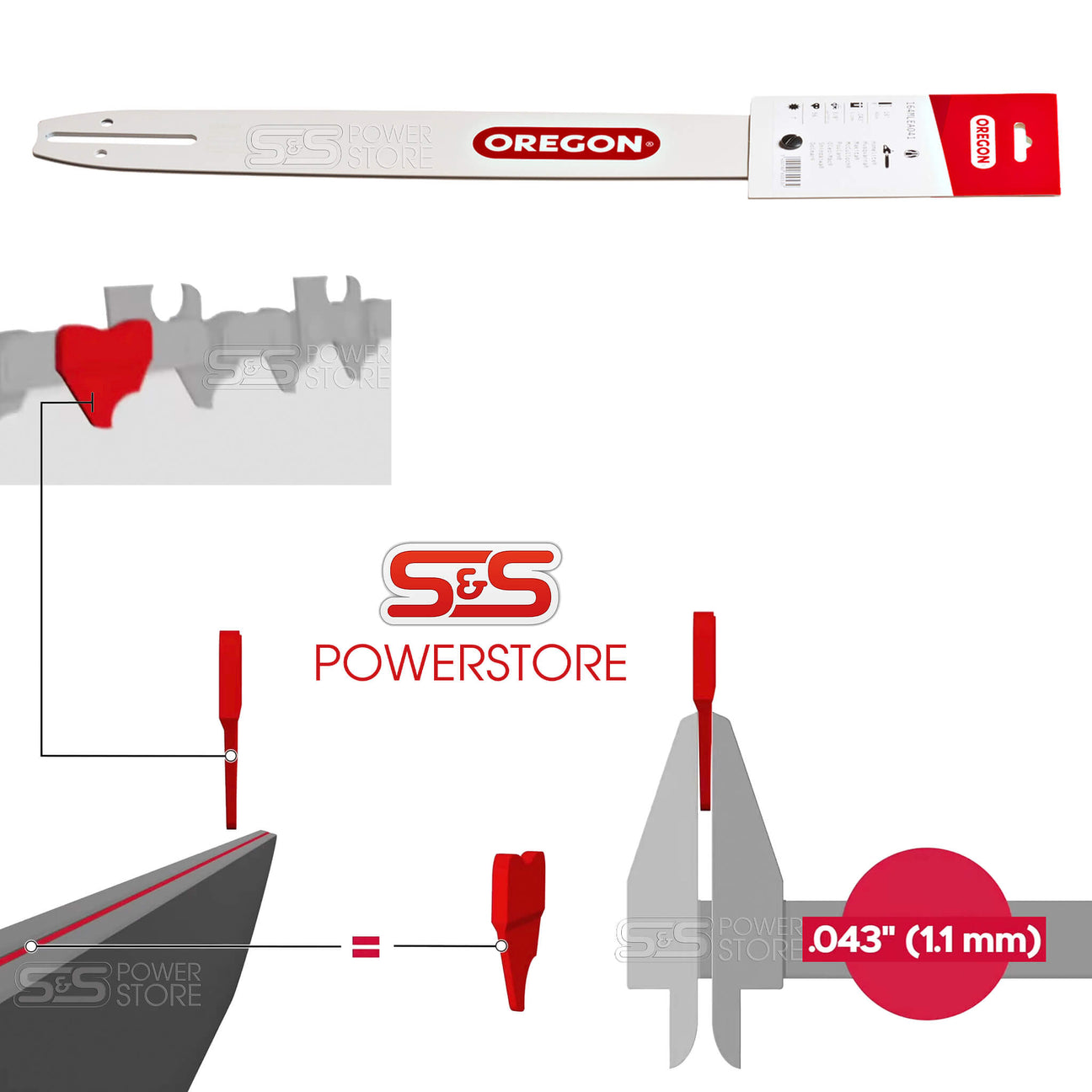 Oregon Führungsschiene Micro-Lite Schwert - powerstore-shop