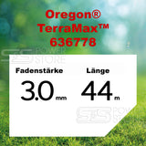 Oregon Profi Mähfaden TerraMax 3 mm x 44 m  Trimmerfaden Freischneiderfaden