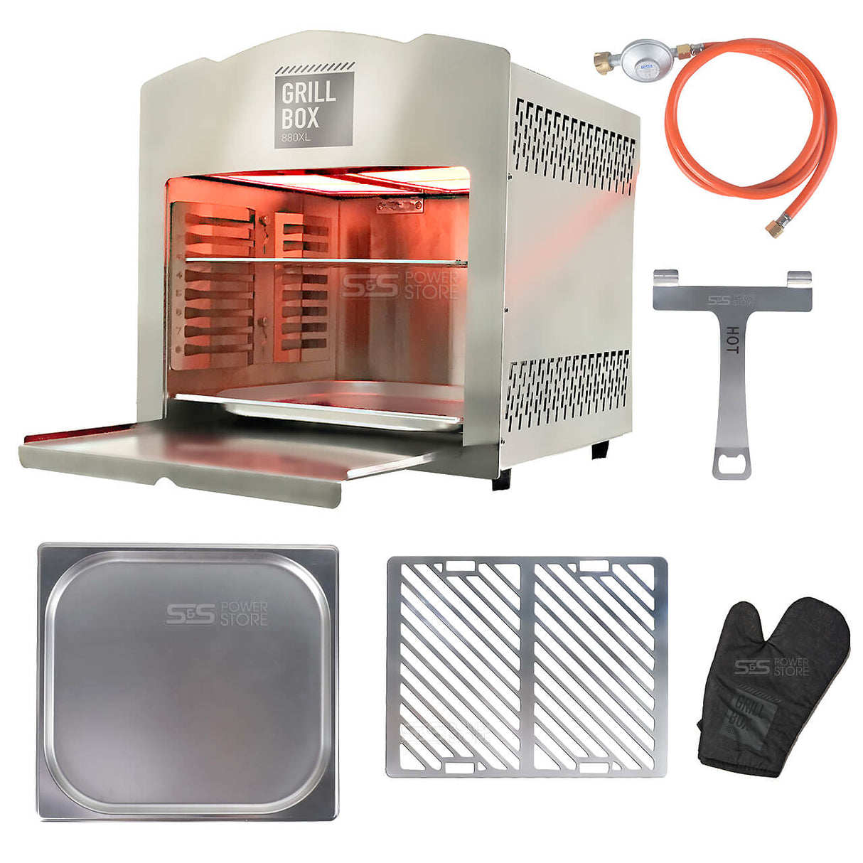 Matrix GrillBox 880XL Oberhitzegrill Gasgrill Set