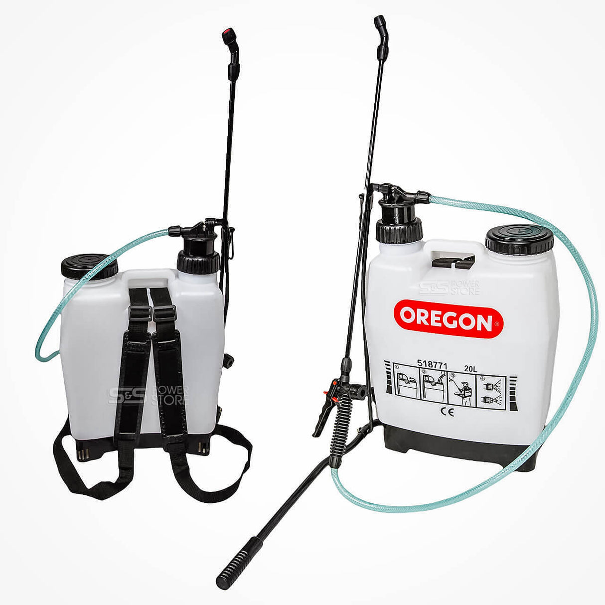 Oregon Rückenspritze 20 Liter Drucksprühgerät Drucksprüher 518771