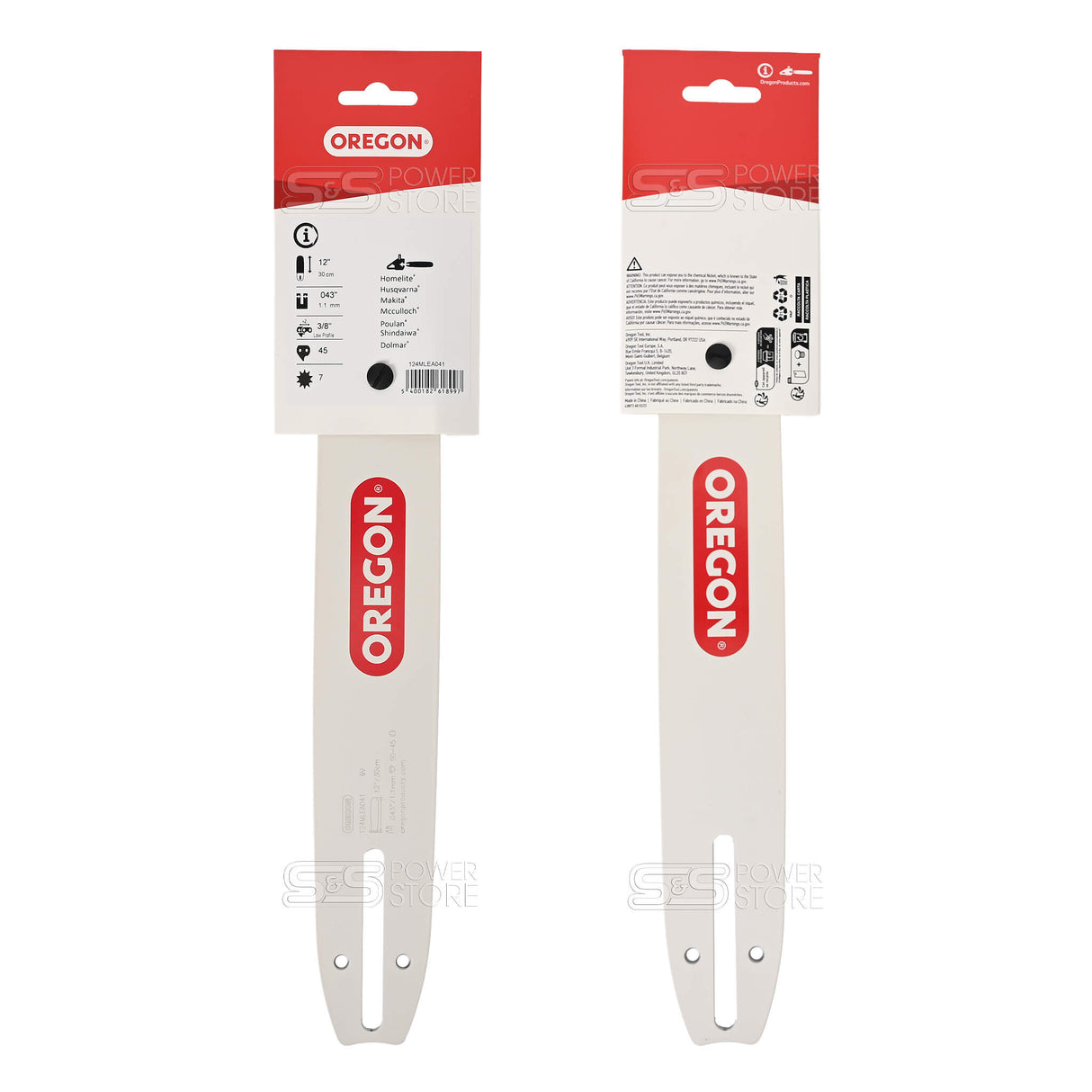 Oregon Führungsschiene 124MLEA041 3/8" Mini 1,1 mm 30 cm Micro-Lite Schwert - powerstore-shop