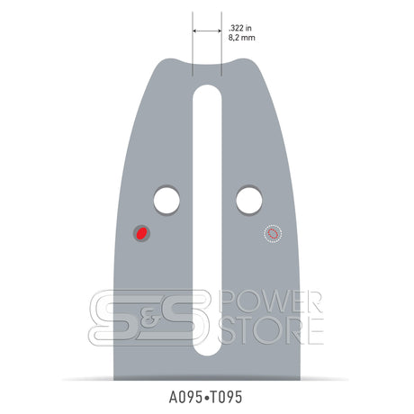 Oregon Führungsschiene 160SDEA095 3/8" 1,3 mm 40 cm Double Guard Schwert - powerstore-shop