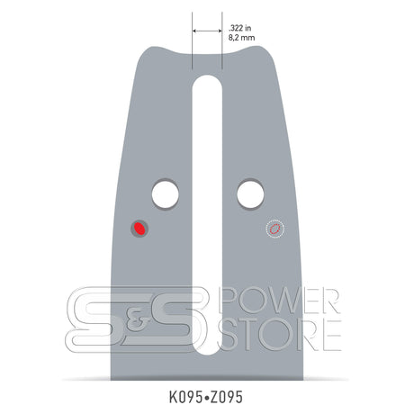 Oregon AdvanceCut HD Schwert 188SLBK095 Führungsschiene 325" 1,5 mm 45 cm - powerstore-shop