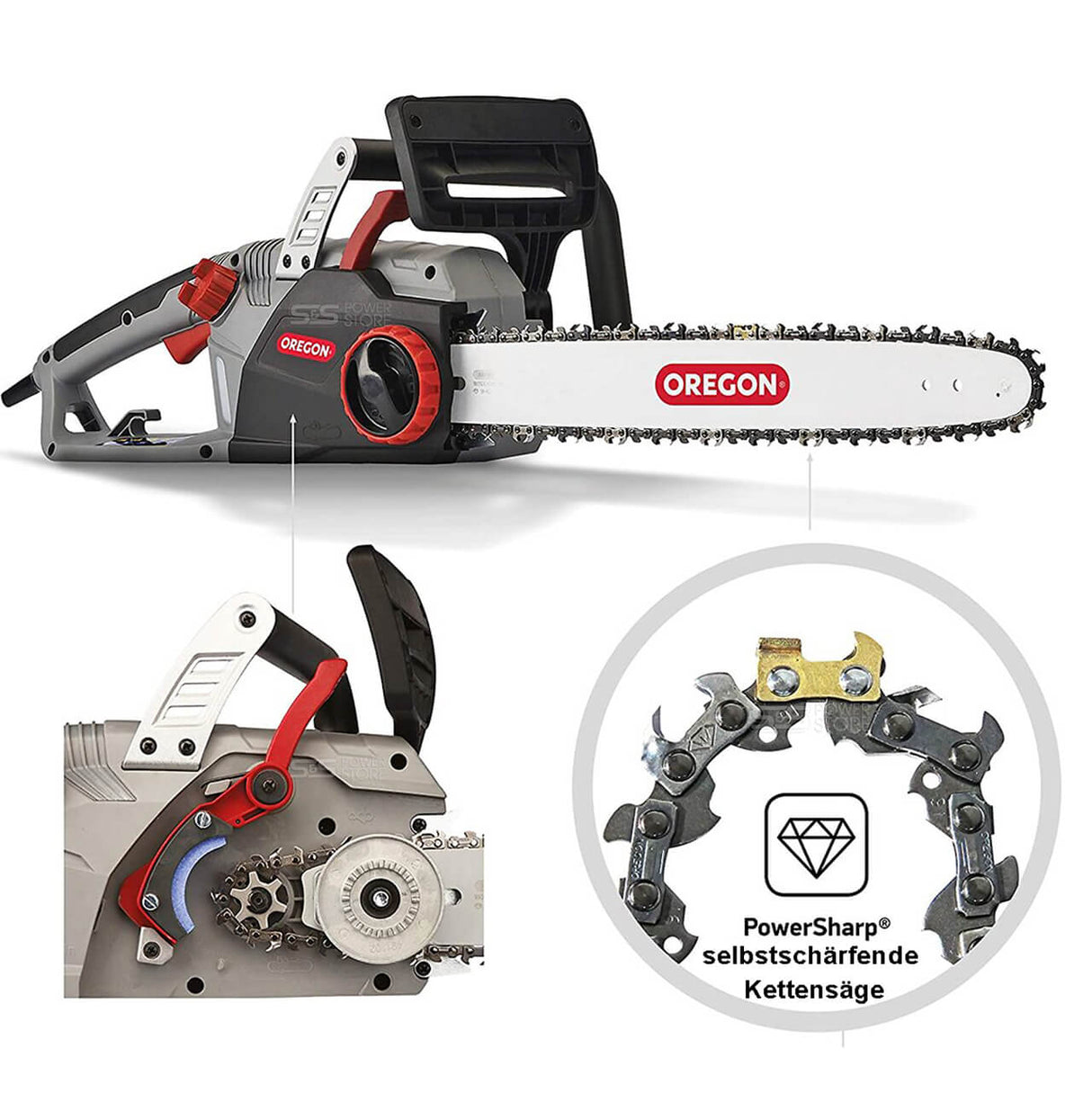 Oregon Elektro Kettensäge CS1500 plus Gratis Gehörschutz