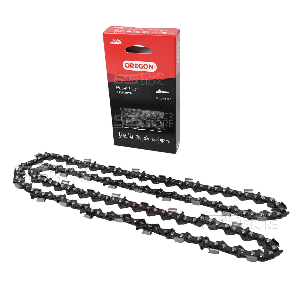 Oregon Sägekette 21LPX076E PowerCut 0.325" 1,5 mm 76 TG 50 cm Vollmeißel - powerstore-shop