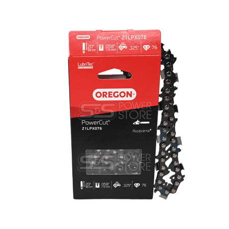 Oregon Sägekette 21LPX076E PowerCut 0.325" 1,5 mm 76 TG 50 cm Vollmeißel - powerstore-shop