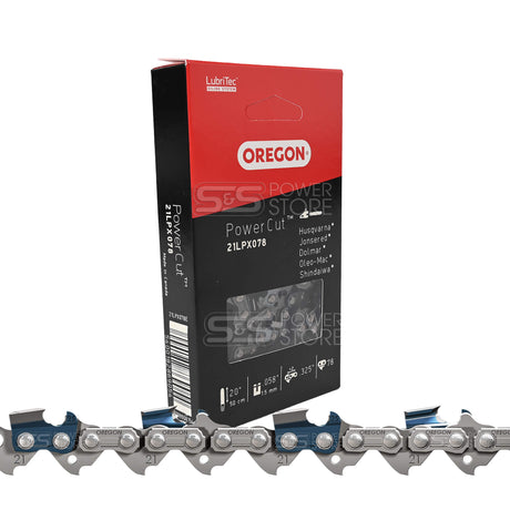 Oregon Sägekette 21LPX078E PowerCut 0.325" 1,5 mm 78 TG 50 cm Vollmeißel - powerstore-shop