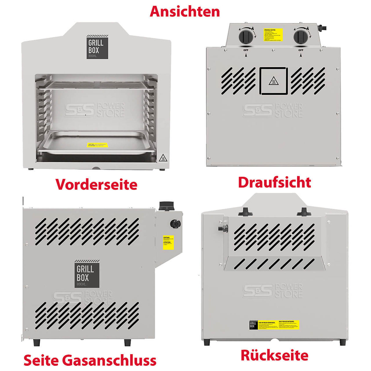 Matrix GrillBox 880XL Oberhitzegrill Gasgrill Set