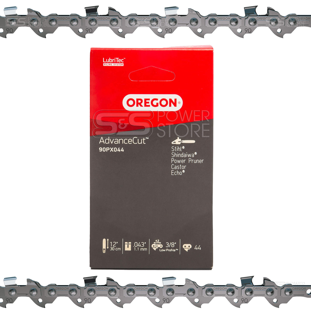 Oregon Sägekette 90PX044E AdvanceCut 3/8" 1,1 mm 44 TG 30 cm Halbmeißel