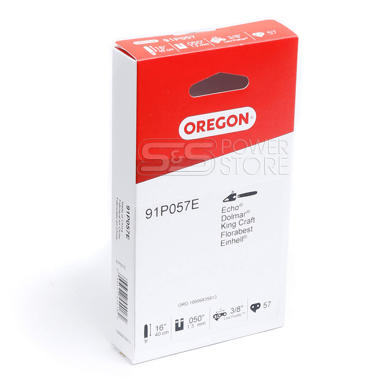 Oregon Sägekette 91P057E Xtraguard 3/8" 1,3 mm 57 TG 40 cm Halbmeißel