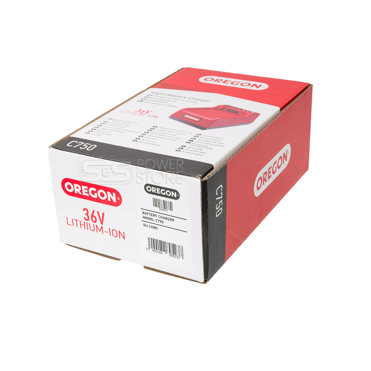 Oregon Akku-Schnell-Ladegerät 36 V Lithium-Ionen-Akkus C750