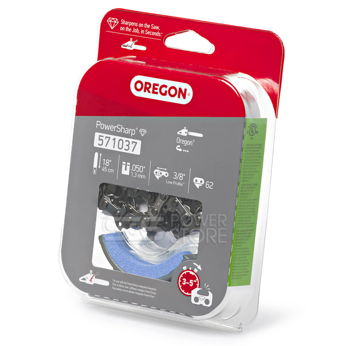Oregon Elektro Kettensäge CS1500 Angebot Set inkl. 3 Powersharp Sägeketten