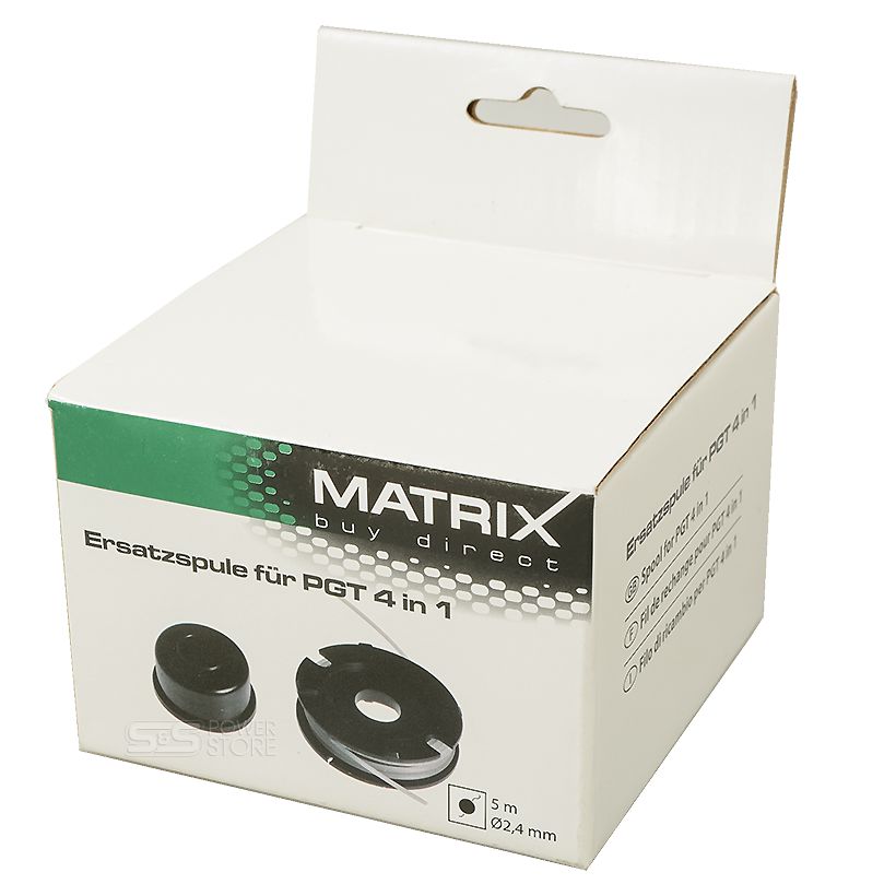 Fadenspule Matrix PGT 4 in 1 Benzin-Kombigerät Rasentrimmer Spule Fadenkopf