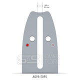 Oregon AdvanceCut Führungsschiene passend für Husqvarna 135 MARK II 35cm PRO AM Schwert 3,8" 1,3 mm