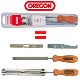 Oregon Schärfsatz 3/8" und 1/4" Sägeketten Schärfset 4,0 mm Feile Q90405
