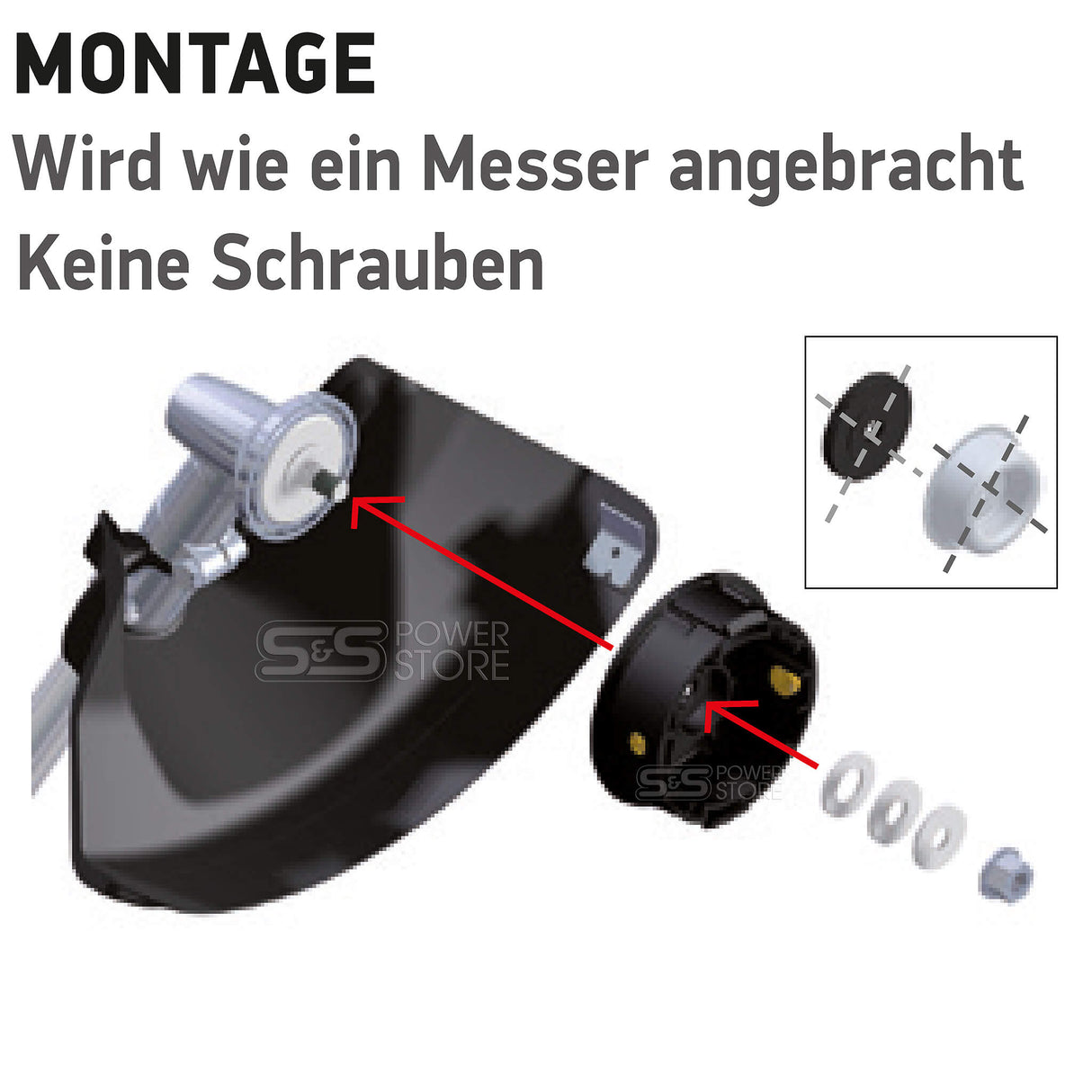 Oregon Schneidkopf Set Mähkopf, Faden & Schutzbrille Garten Kit Standard 646568 für Freischneider, Motorsensen & Trimmer bis 33 cm³