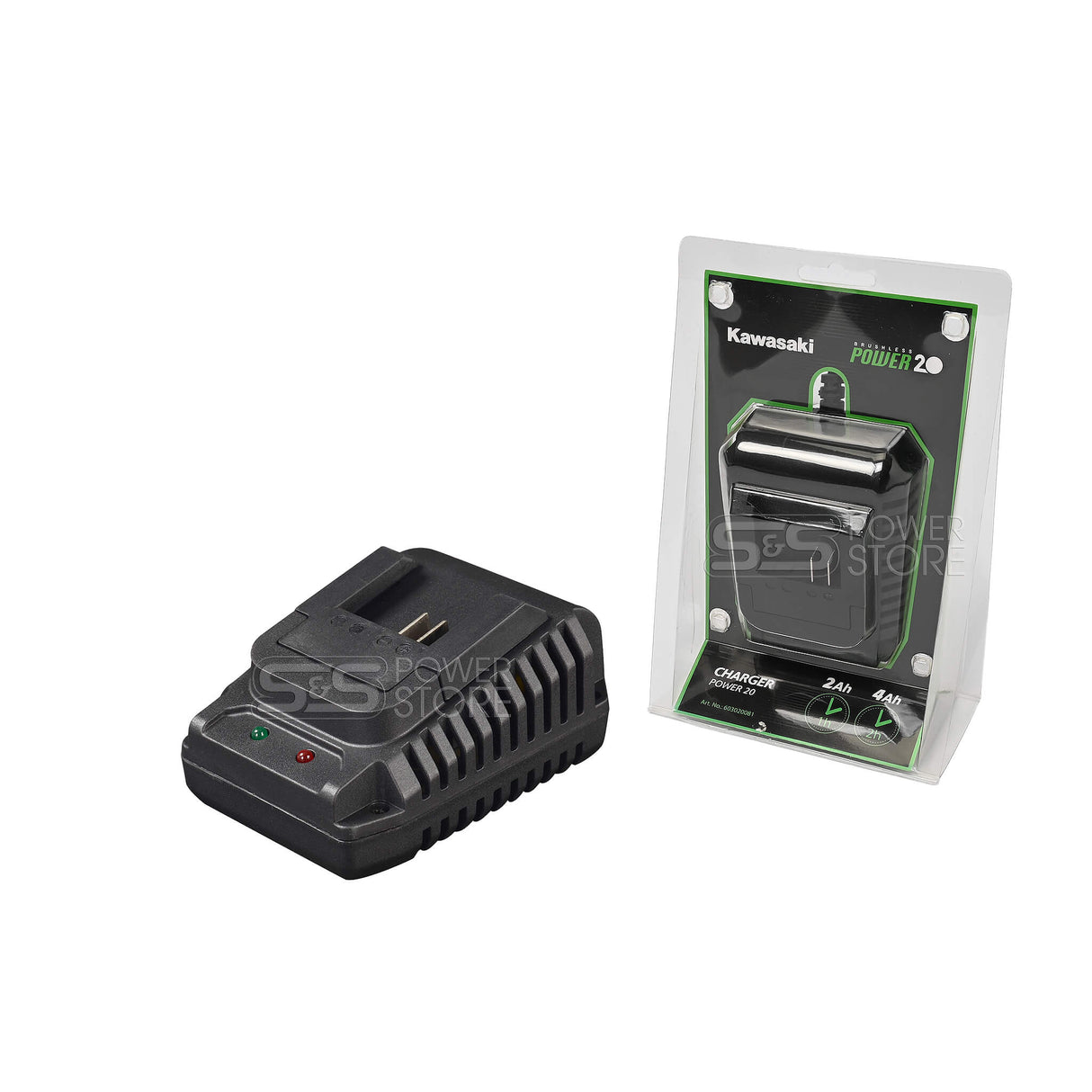 Kawasaki Akku Ladegerät für Power 20 Serie und Matrix X-One Akku Serie 20V - powerstore-shop