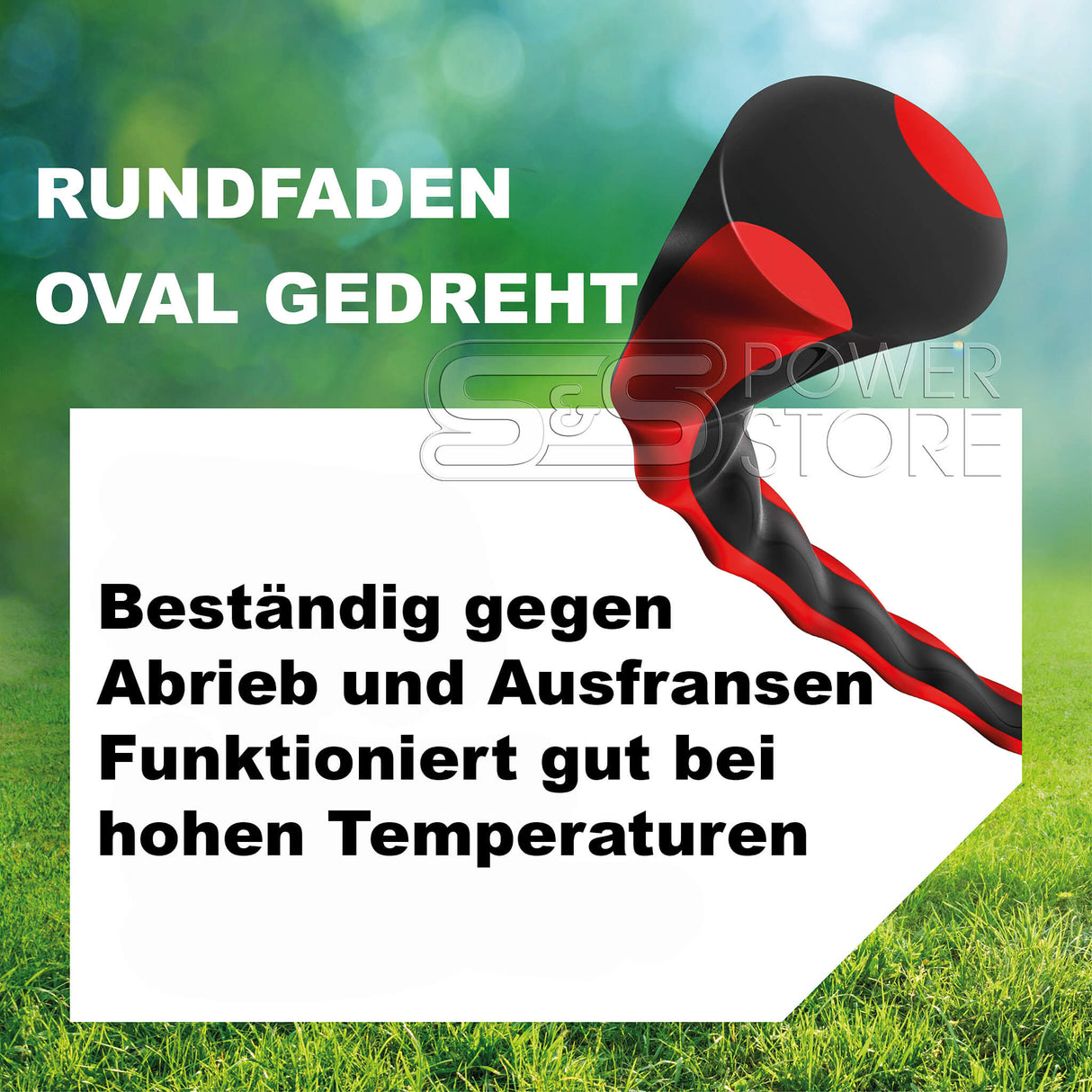 Oregon 3-teiliges Pro Garten Set Universal für Freischneider & Motorsensen Mähkopf Lightning Load + 44 m TerraMax Mähfaden + Schutzbrille