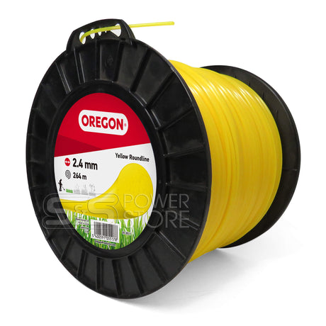 Oregon Gelber Freischneidefaden Yellow Roundline 2,4 mm Durchmesser 264 m Länge Trimmerfaden - powerstore-shop