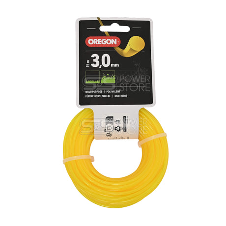 Oregon Gelber Freischneidefaden Yellow Roundline 3,0 mm Durchmesser 15 m Länge Trimmerfaden - powerstore-shop