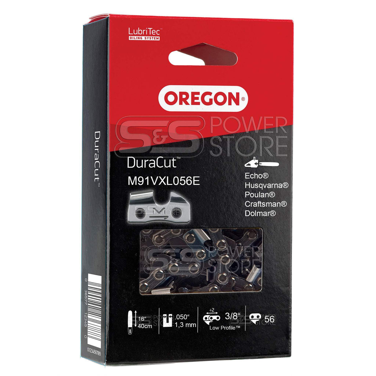 Oregon DuraCut Sägekette hartverchromt M91VXL056E Multicut 3/8" 1,3 mm 56 TG 40 cm Halbmeißel