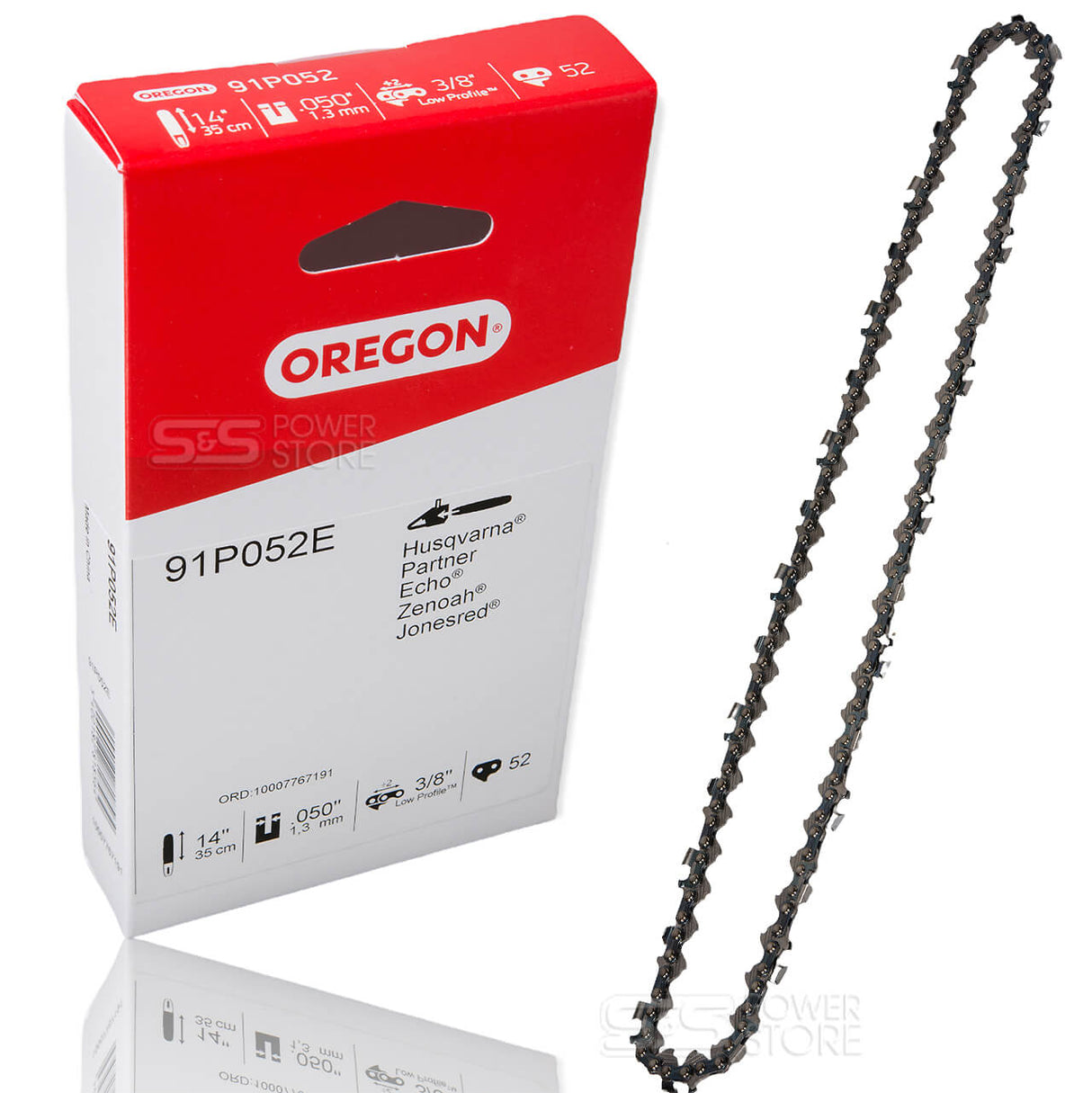 Oregon Sägekette 91P052E Xtraguard 3/8" 1,3 mm 52 TG 35 cm Halbmeißel