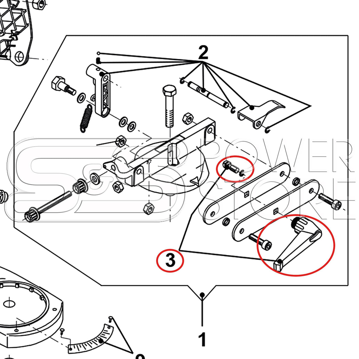 Knebel Schraube Spannvorrichtung 109171 Oregon Kettenschärfgerät 590181 & Mini Jolly 106550