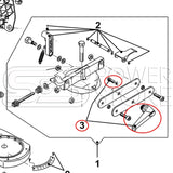 Knebel Schraube Spannvorrichtung 109171 Oregon Kettenschärfgerät 590181 & Mini Jolly 106550