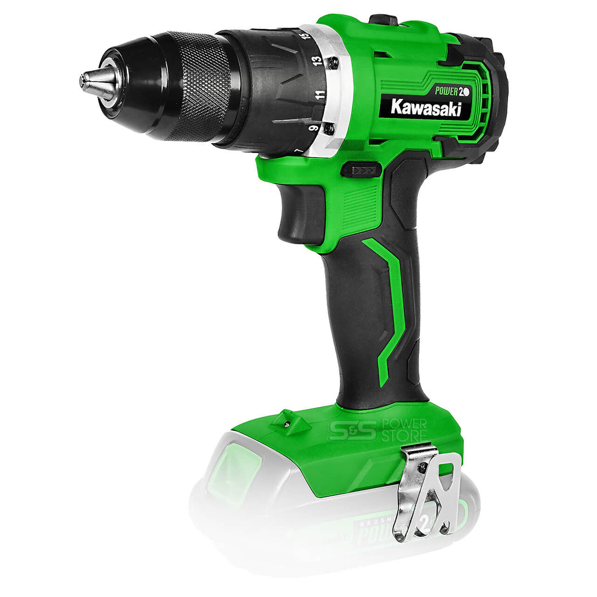 Kawasaki Akkuschrauber 2 Gang Bohrschrauber AK Power 20 V Brushless