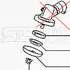 Befestigungs Set Messeraufsatz für Motorsense & Freischneider Mutter mit Linksgewinde M10 x 1,25 - powerstore-shop