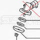 Befestigungs Set Messeraufsatz für Motorsense & Freischneider Mutter mit Linksgewinde M10 x 1,25 - powerstore-shop