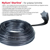 Oregon Sternform Mähfaden AluMax Nylium Starline 2,4 mm x 15 m Trimmerfaden Freischneidefaden