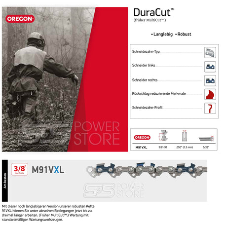 Oregon Duract 3/8 Zoll Teschnische Daten 