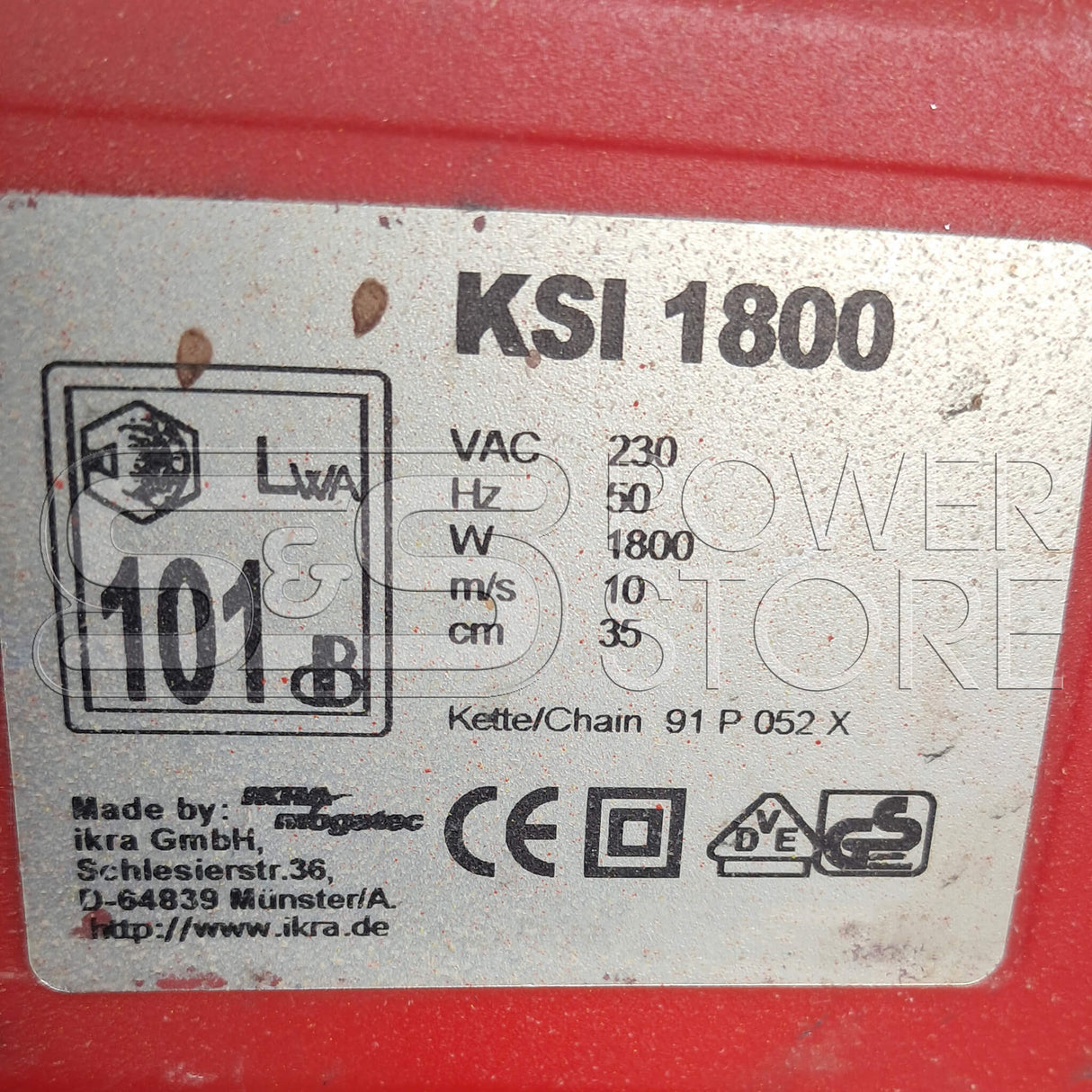 Oregon Sägekette passend Ikra KSI 1800 Elektro-Kettensäge 35 cm