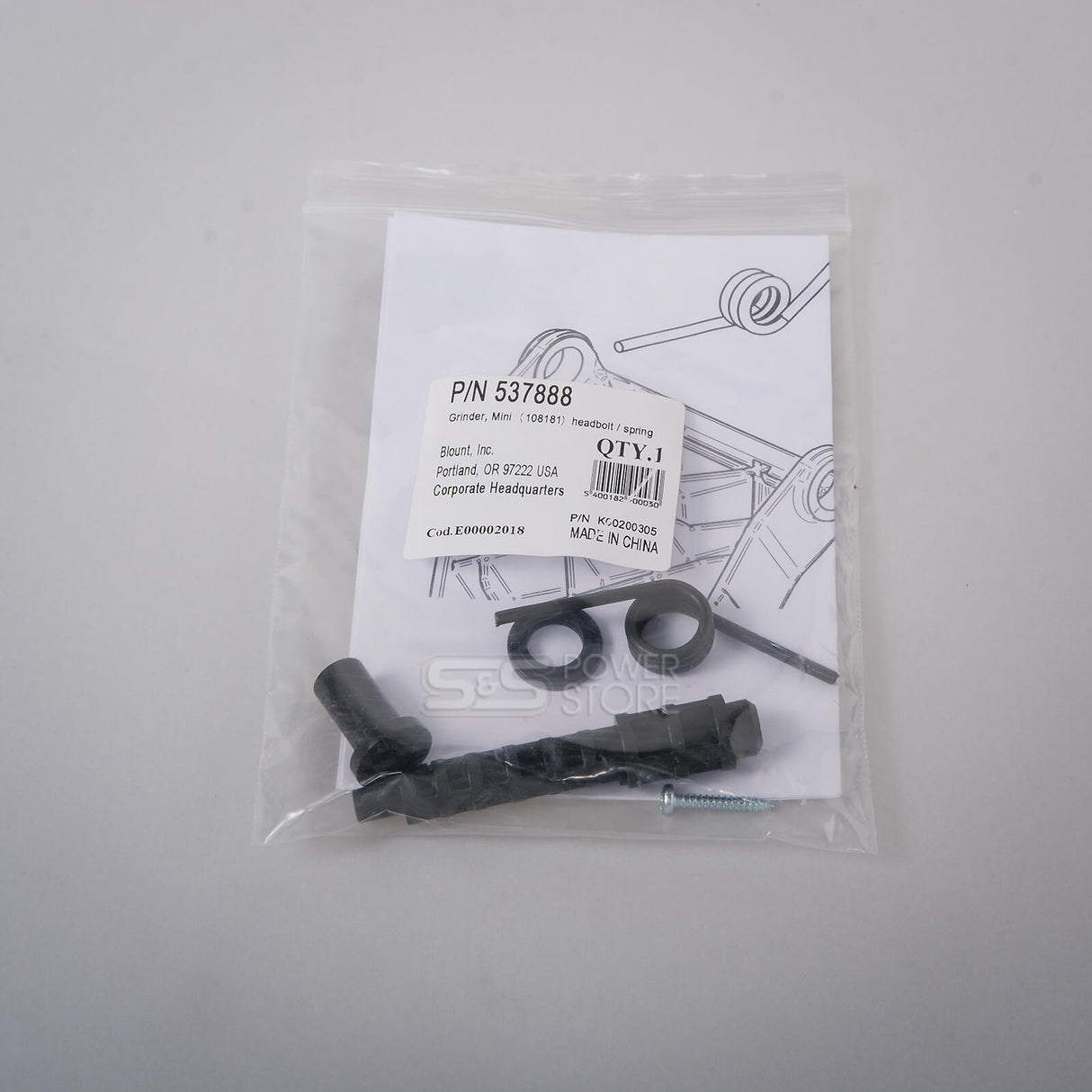 Oregon Bolzen Feder Set Ersatzteil Nr. 537888 Kettenschärfgerät  590181 / 106550