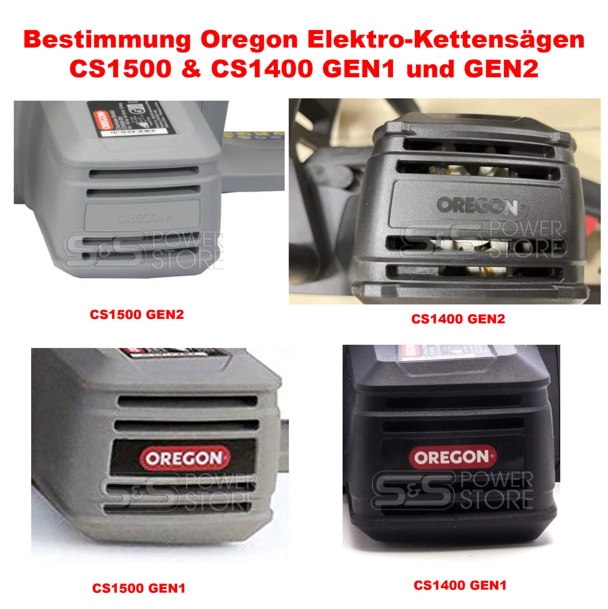Kettenrad Antriebsritzel Oregon CS1500 & CS1400 GEN2 Set 633187
