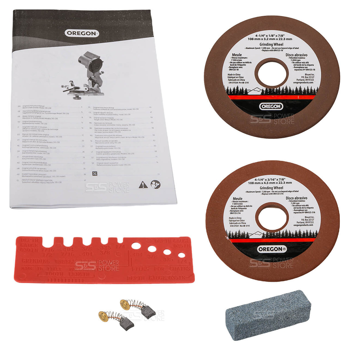 Oregon Kettenschärfgerät 310-230 Jolly Hobby Set inkl. 2 Schleifscheiben