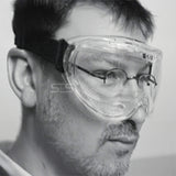 Oregon Schutzbrille klar geschlossene Überbrille Brillenträger Vollsichtbrille mit Gummiband